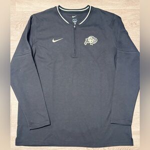 SOLD Men’s Nike Dri-FIT Soft College Colorado Buffaloes Coach 1/2-Zip Long-Slee
